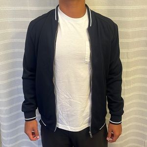 Navy XL Zara Bomber Jacket